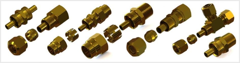 Brass Dot Air Brake Fittings (Trucks/Trailers) USA