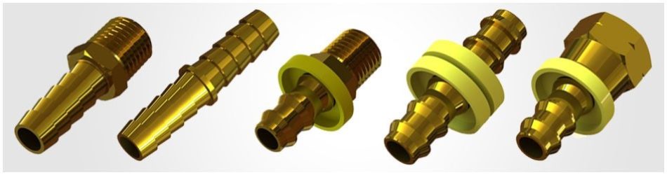 Brass Hose Barb Fittings